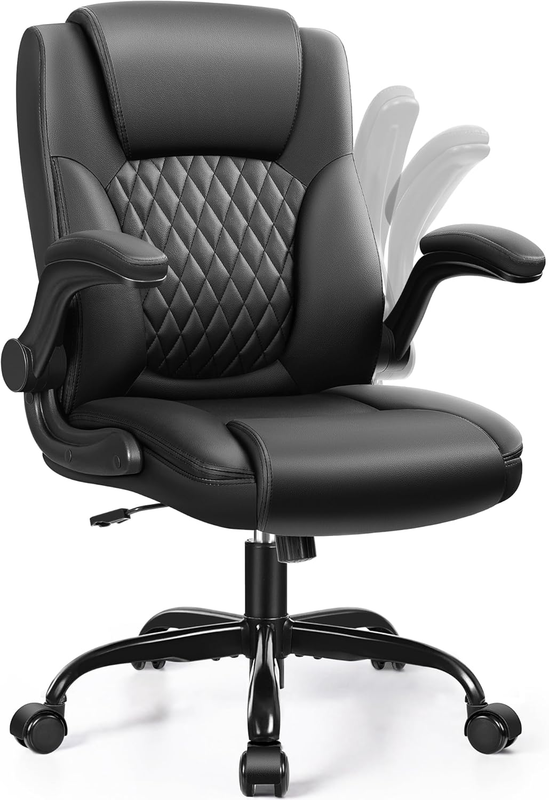 PU Leather Office Chair Ergonomic Swivel Desk Gaming Chair Wheels9