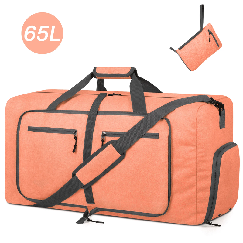 Travel Duffle Bag, 65L Foldable Weekender Bags for Women with Shoe Compartment,8