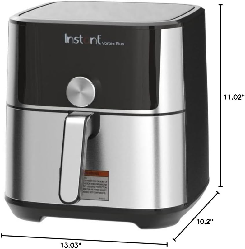 4QT Vortex Plus 6 in 1 Mini Air Fryer Air Fry Roast Bake Reheat Crisp8