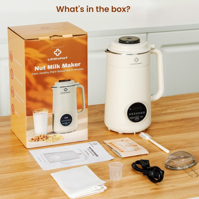 40Oz Nut Milk Maker Machine, Soy, Oat, Almond, Plant Based Milks and Hot Soup Ma7