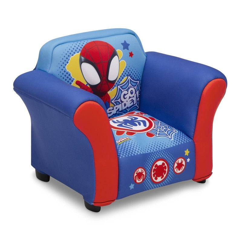 Spidey and His Amazing Friends Upholstered Chair with Sculpted Plastic Frame by2