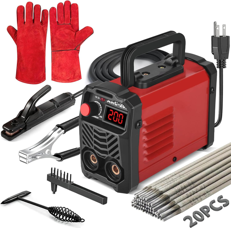 200Amp 20PCS Rods Stick Welder, Super MINI Portable Welding Machine, IGBT Invert0