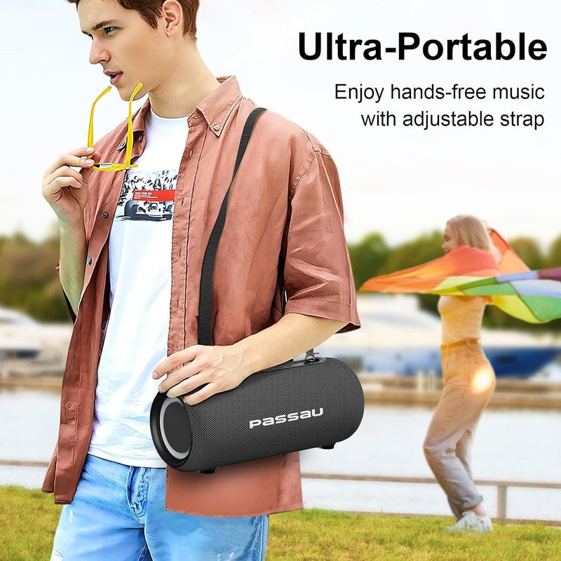 40W Bluetooth Speaker, Deep Bass, IPX5, RGB Lights, All-Day Playtime, Portable2