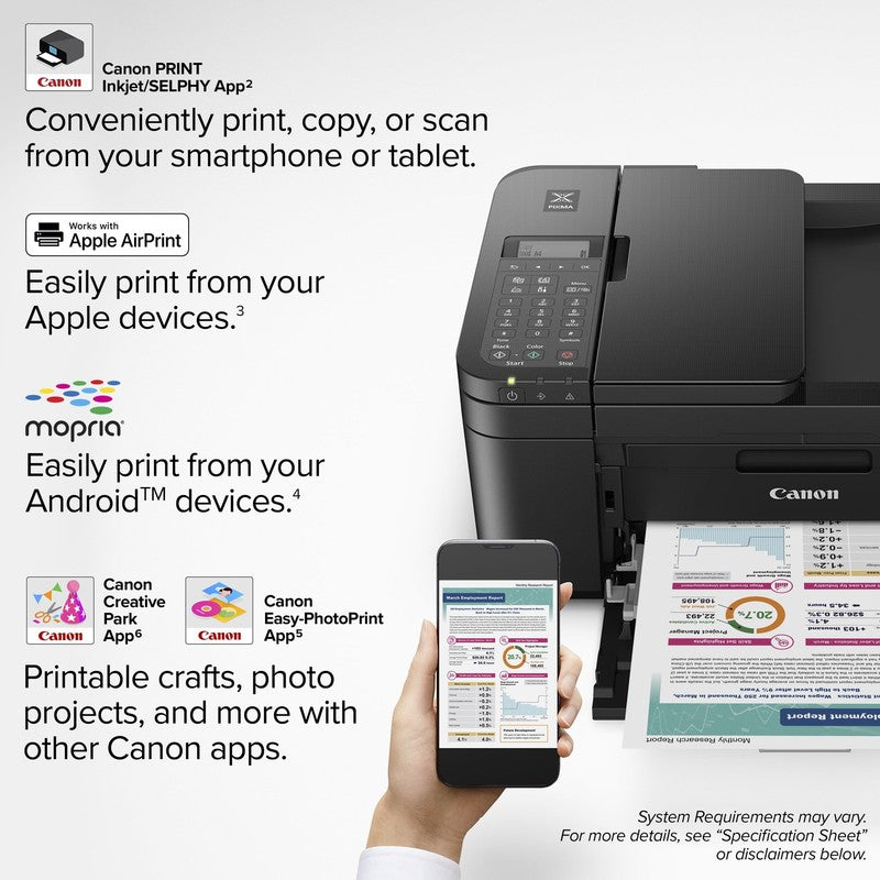 PIXMA TR4722 All-In-One, Wireless Color Inkjet Printer for Home Office Use2