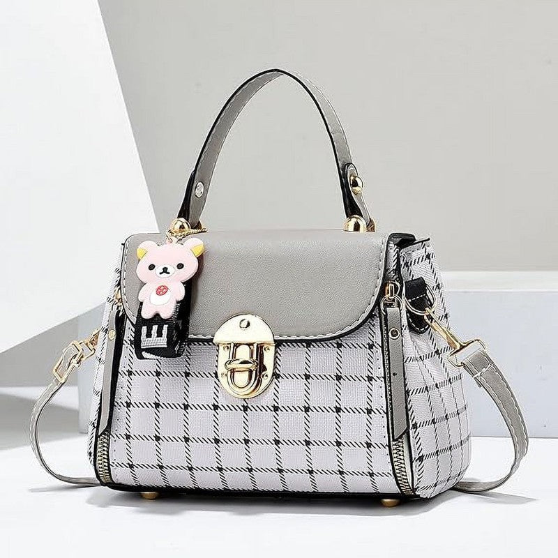 Women Small Crossbody Bag Plaid Shoulder Purse Lightweight Satchel6