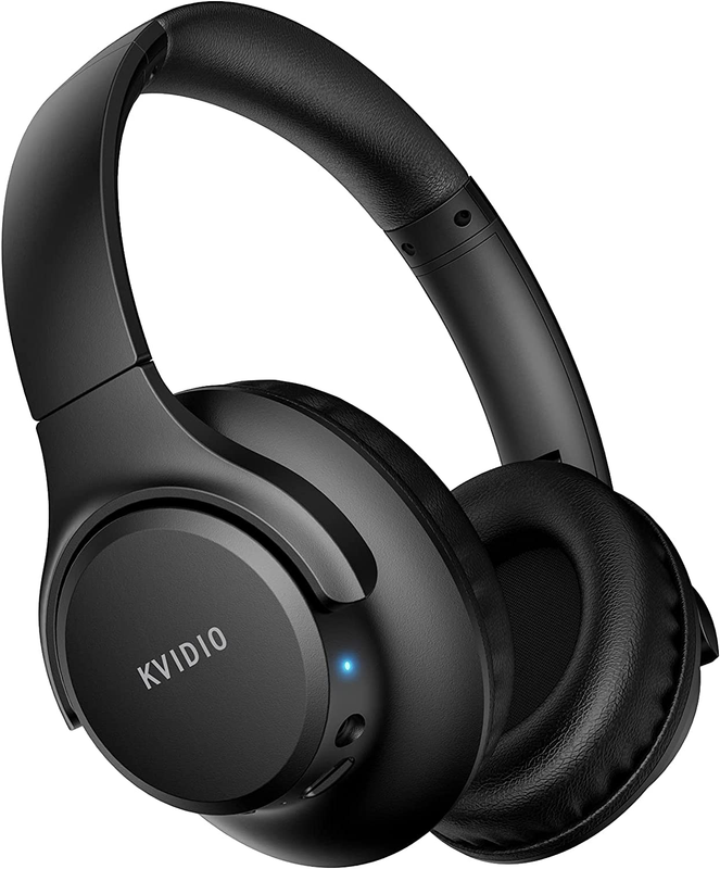 Bluetooth Over Ear Headphones 65H Playtime Wireless Headset Mic Bass9