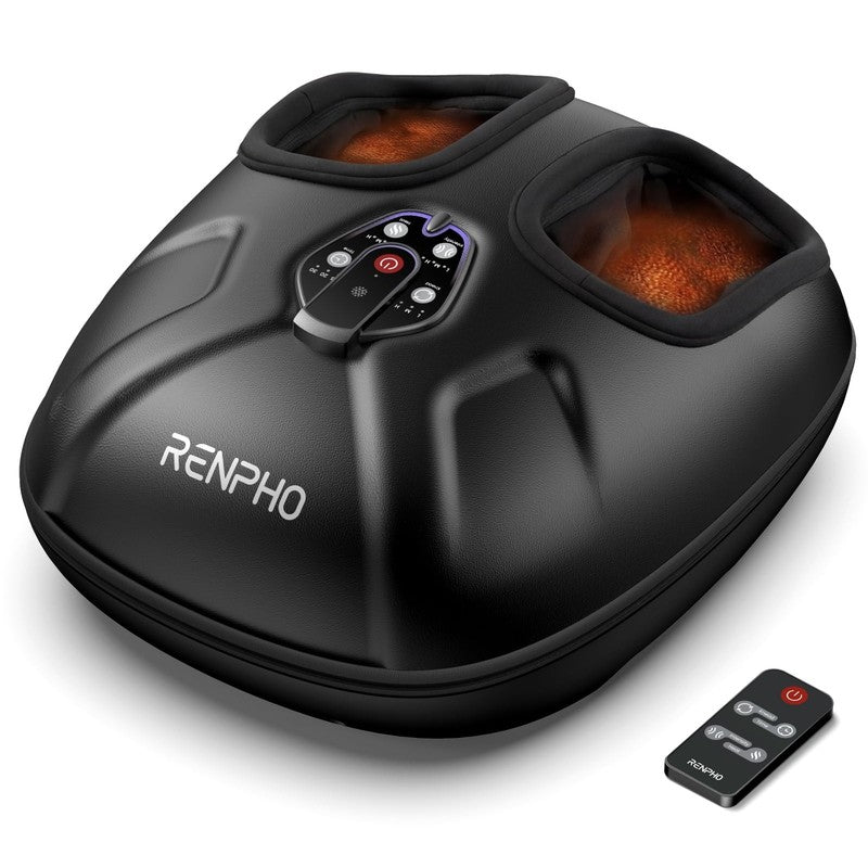 Foot Massager with Heat, Shiatsu Foot Massager Machine for Neuropathy Pain and 18