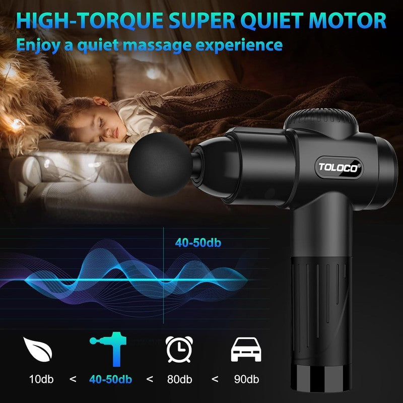 Deep Tissue Massage for Pain Relief, 10 Heads, Silent Motor, Perfect Gift2