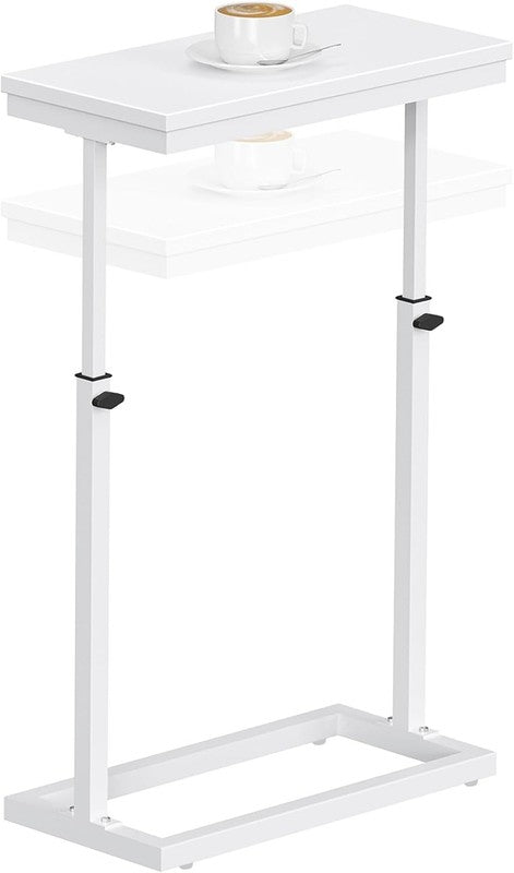 End Table Side Sofa Table Tall Couch Table White Living Room Bedroom8