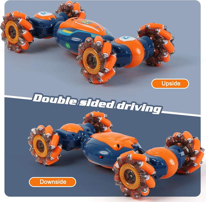 Gesture Sensing RC Stunt Car 4WD Hand Control Lights Music Kids3