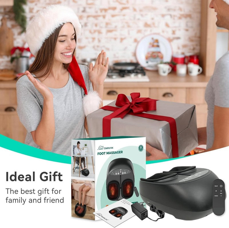Shiatsu Foot Massager w/ Heat Remote Deep Kneading Compression Size 136