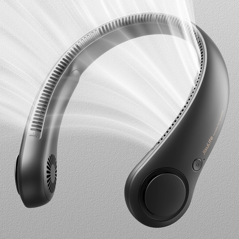 Portable Neck Fan Bladeless Rechargeable Wearable 5 Speed 16H Battery9