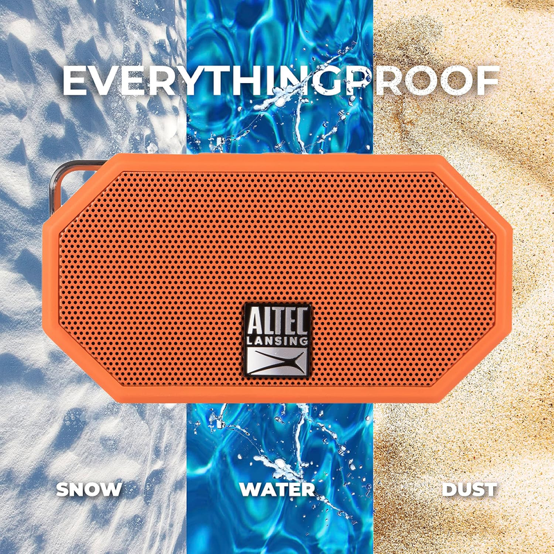 Mini H2O - Waterproof Bluetooth Speaker, IP67 Certified & Floats in Water, Compa3