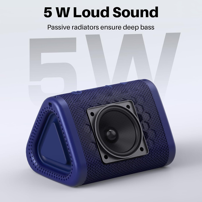 Portable Bluetooth Speaker Wireless, IPX7 Small Shower Speaker Waterproof, 15H P1