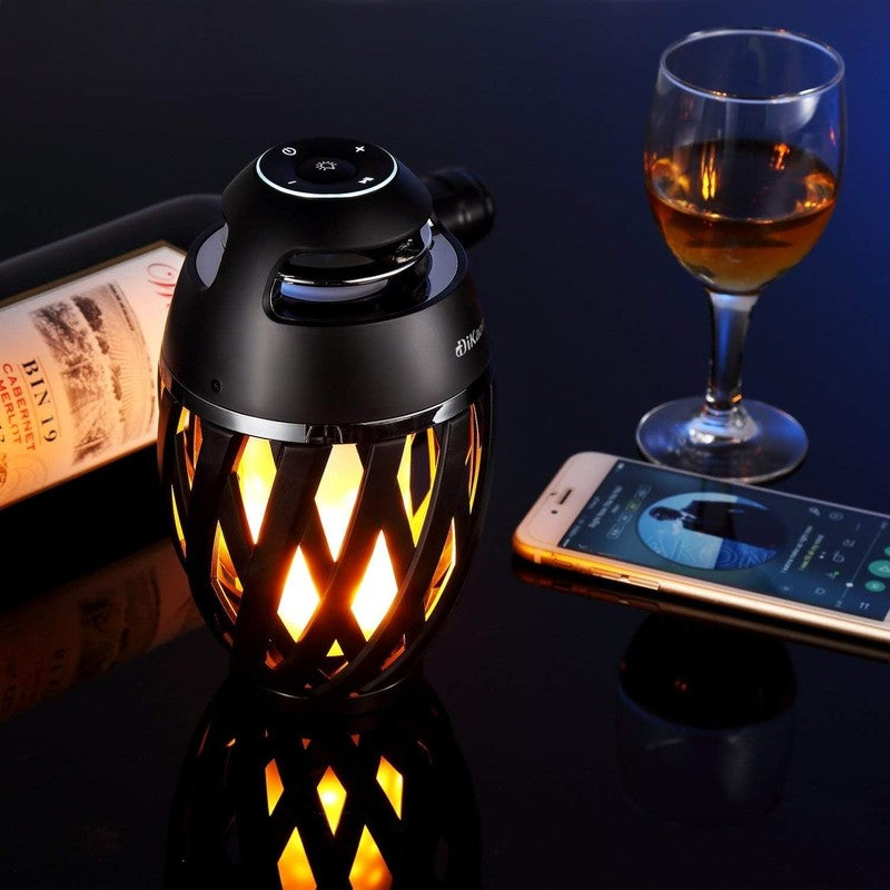 Outdoor Bluetooth Speaker with Torch, Waterproof, BT5.0, HD Audio, Bass Gift1