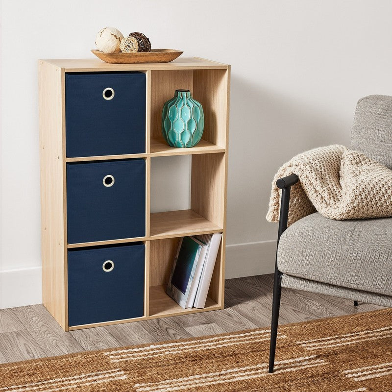 6 Cube Storage Organizer, Spring Pine9
