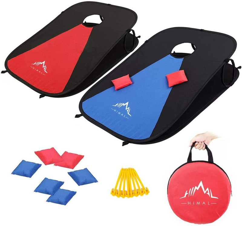 Collapsible Portable Corn Hole Boards with 8 Cornhole Bean Bags (3 X 2-Feet)7