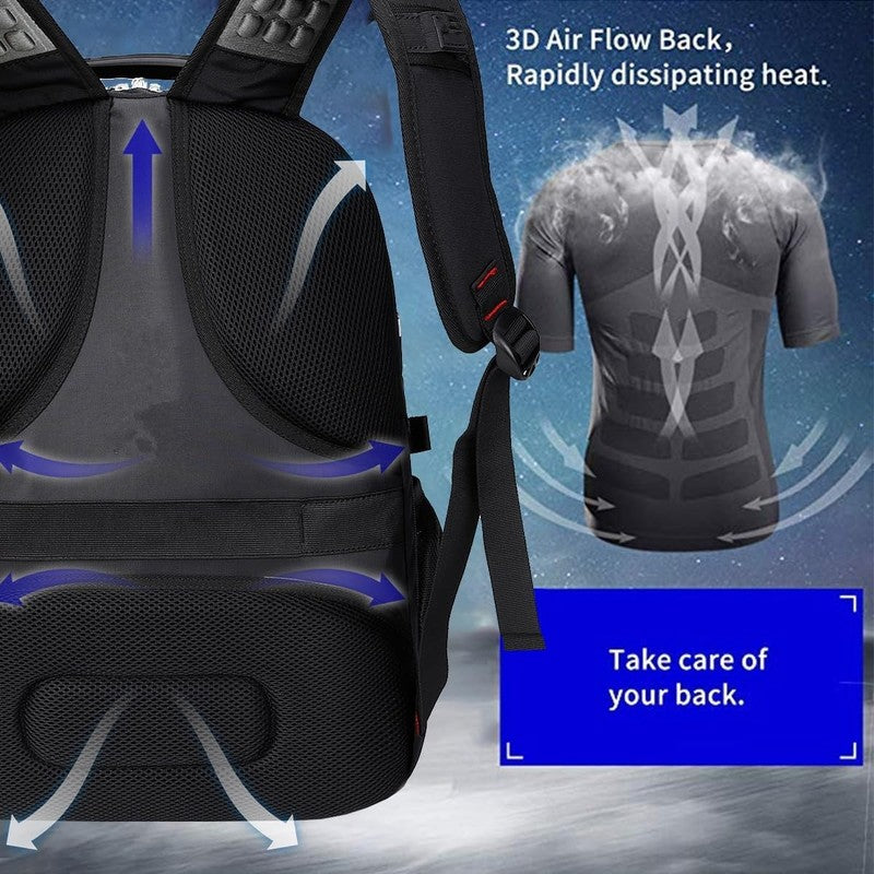 Extra Large 50L Travel Laptop Backpack with USB Charging Port, College High Scho5
