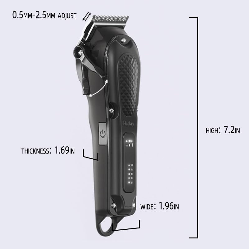 Professional Hair Clippers for Men | Cordless & Corded Barber Grooming Trimmer8