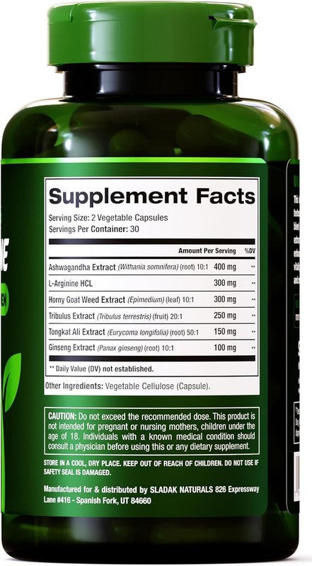Testosterone Booster for Men - Boost Strength & Energy - 2 Month Supply8