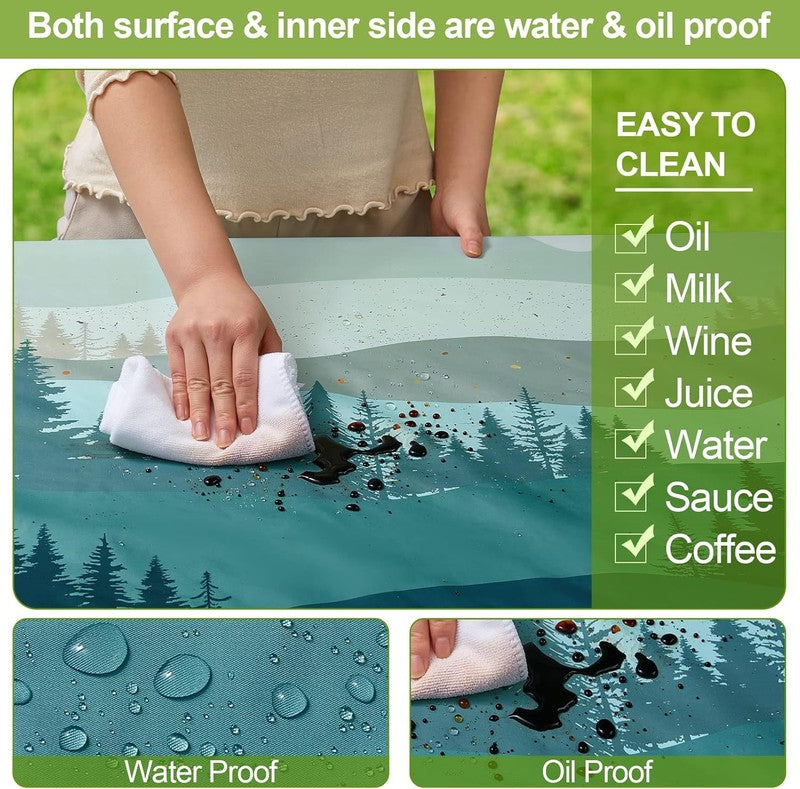 Picnic Table Cover with Bench Covers Camping Essentials Waterproof Windproof Cam2