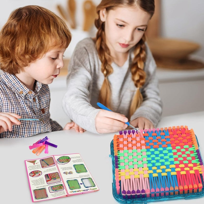 Weaving Loom Kit Toys, DIY Arts and Crafts for Kids and Adults, Ideal Gifts for 2
