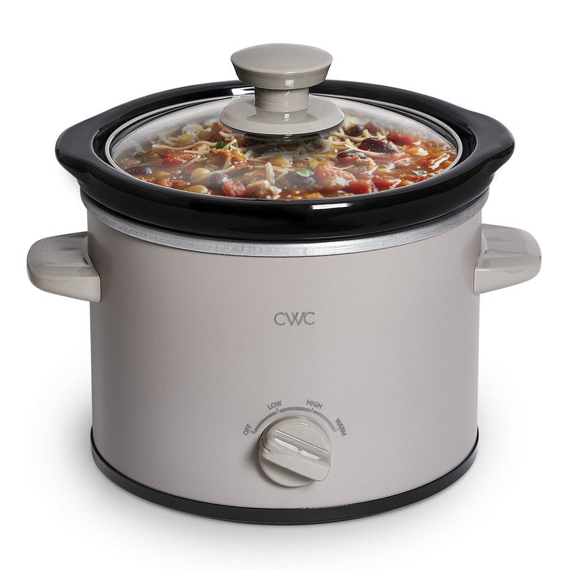 Slow Cooker, Crock Pot, 2-Quart Removable Stoneware Mini Crock Pot, Beige11