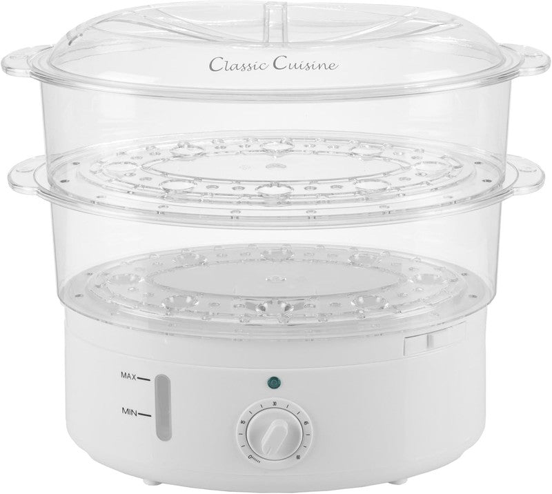 6.3QT Electric Vegetable Steamer Rice Cooker w/ Timer for Healthy Meals1