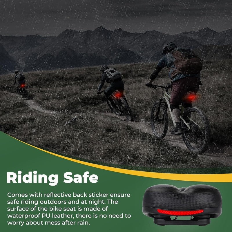 Memory Foam Bike Seat Men Women Waterproof Saddle Comfort Fit Road Hybrid Bike5