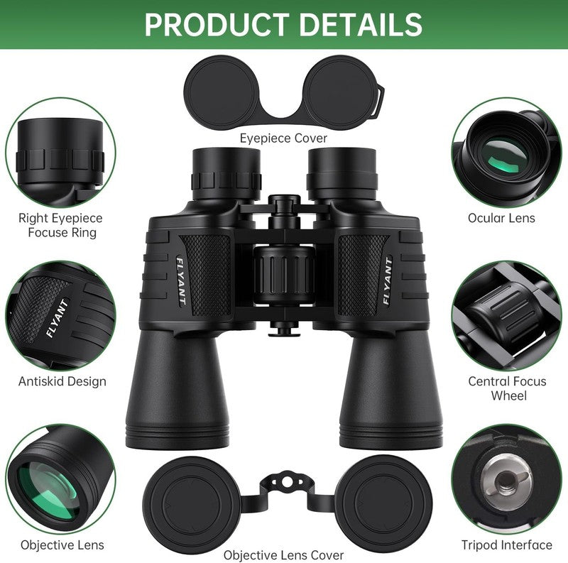 High-Powered 20X50 Waterproof Binoculars for Bird Watching & Travel1