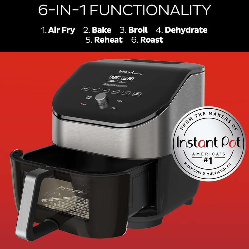 Vortex plus 6QT Air Fryer with Odor Erase Technology,6-In-1 Functions That Crisp2