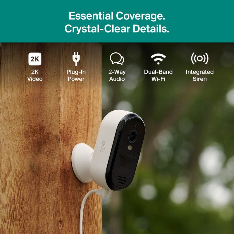 Essential Security Camera 2K (2025 Release)   Wired Plug In Power Outdoor Camera4