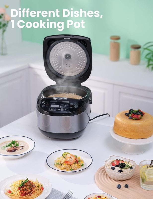 Japanese 10 Cup Rice Cooker Fuzzy Logic, 11 Presets, Keep Warm, Delay Timer4