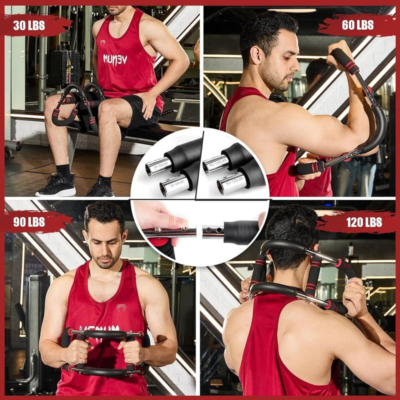 Twister Arm Trainer, 30 160 Lbs Adjustable Twister Arm Chest Exerciser with 2/45