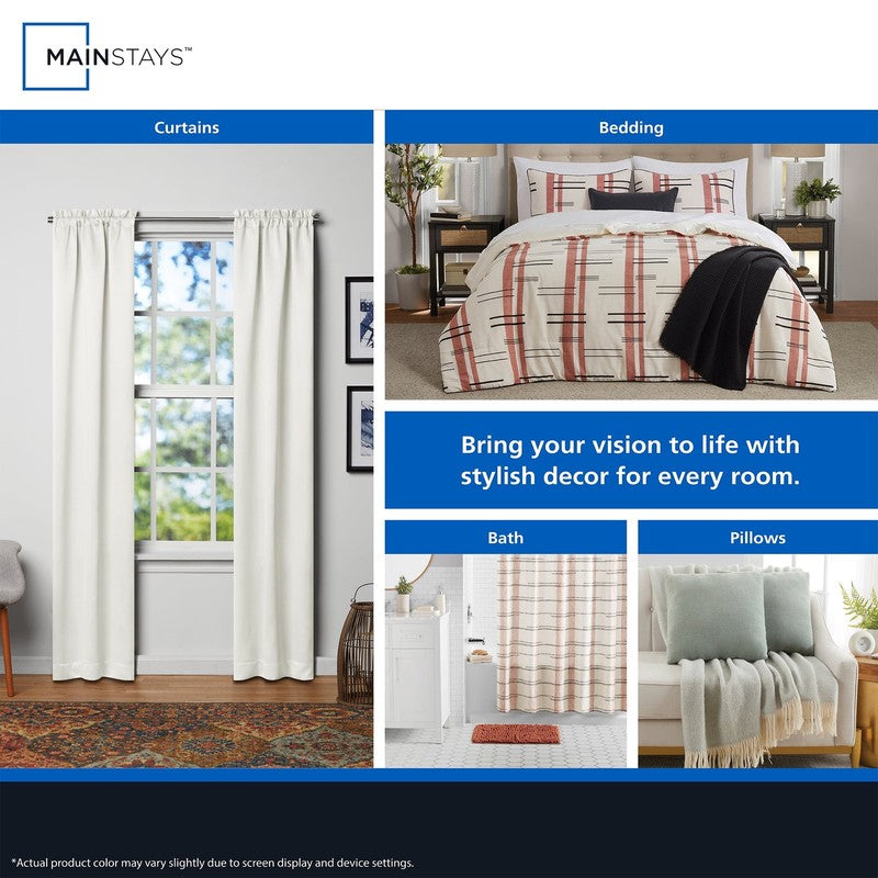 4Pc Scallop Pick Stitch Comforter Set Twin Twin XL Blue7