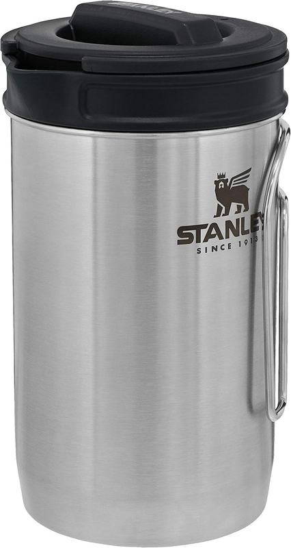 All in One French Press Coffee Maker 32 Oz | 5 Minute Brew, 4 Hours Hot | Mesh F1