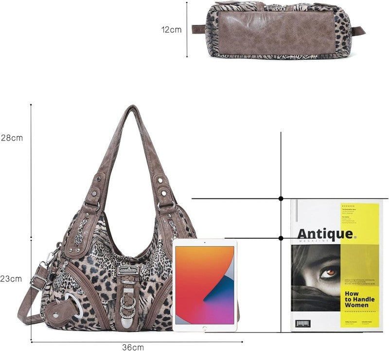 Angelkiss Women’s Large Hobo Satchel Shoulder Handbag Purse6