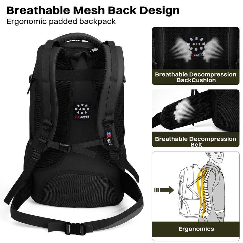 50L Hiking Backpack for Men Women, Outdoor Camping Backpacking Backpack, Lightwe3