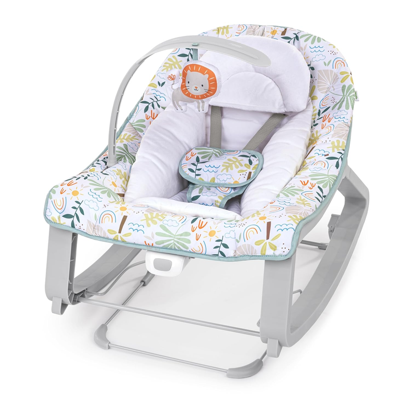 Keep Cozy 3 In 1 Grow with Me Vibrating Baby Bouncer Seat & Infant to Toddler Ro8
