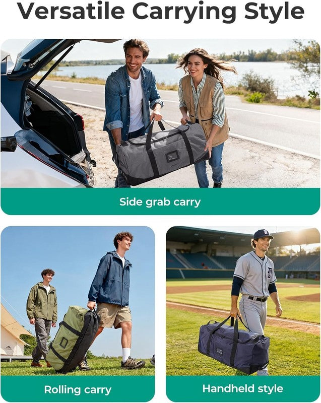 83L Foldable Travel Bag, Large Duffle Bag for Travel, Duffel Luggage Bag for Spo2