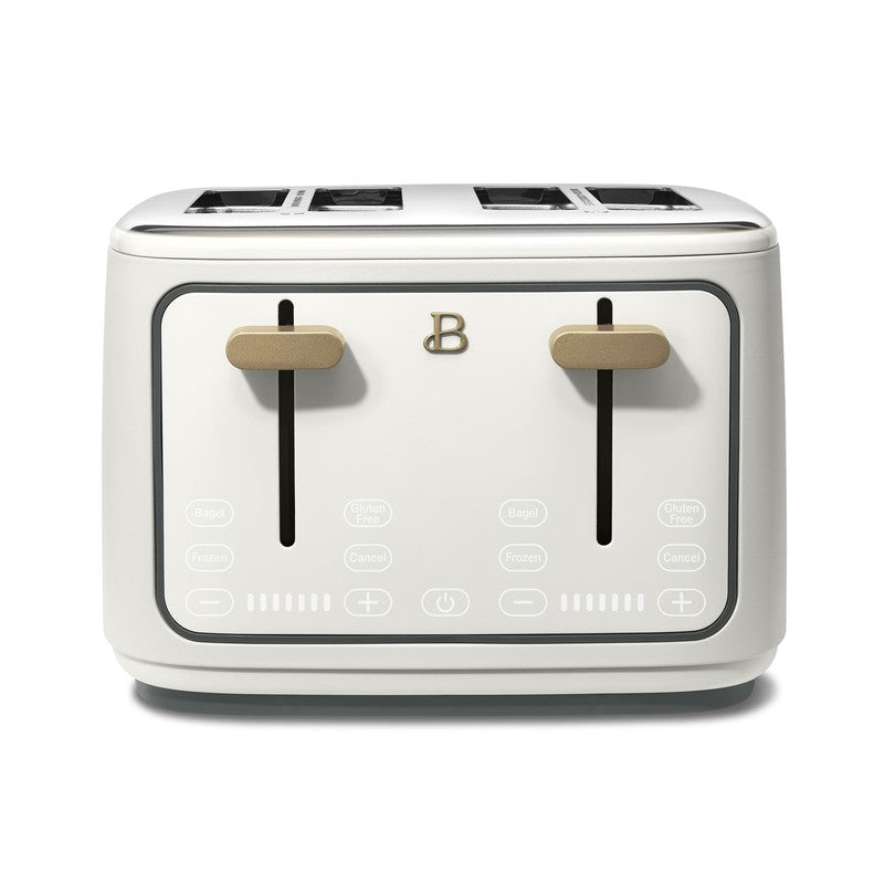 4-Slice Toaster with Touch-Activated Display, White Icing by Drew Barrymore11
