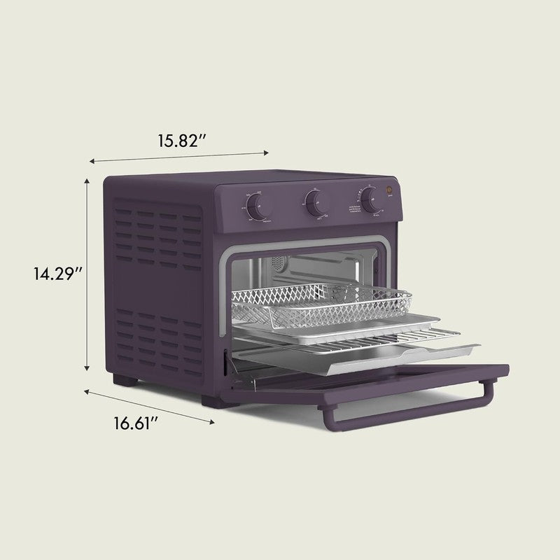 Air Fry Toaster Oven 1700W 7 Presets Dishwasher Safe Trays Plum7