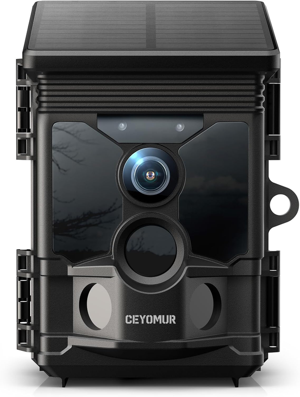 4K 46MP Solar WiFi Trail Camera 0.1S Trigger Night Vision 120° IP66 32GB Cam9