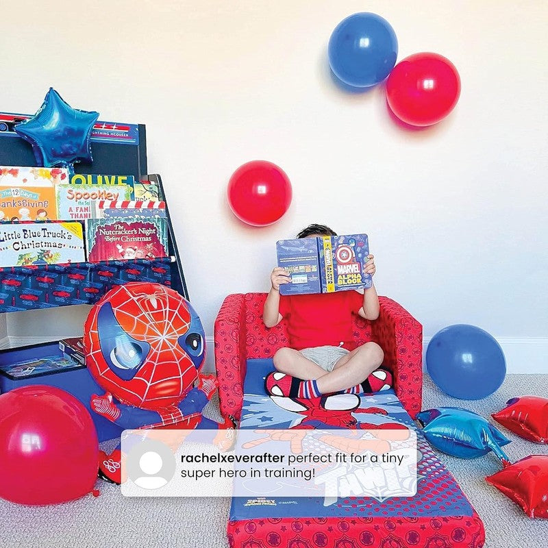 Spidey & His Amazing Friends Cozee Flip-Out Kids Chair Lounger 2-in-17