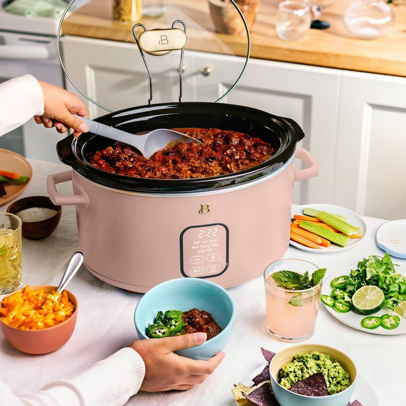 6 Qt Programmable Slow Cooker, Rose by Drew Barrymore3