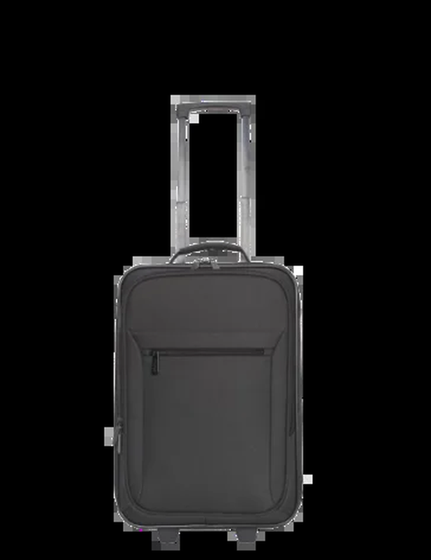 Pilot Carry on 18" Softside 2 Wheel Luggage for Travel, Black0