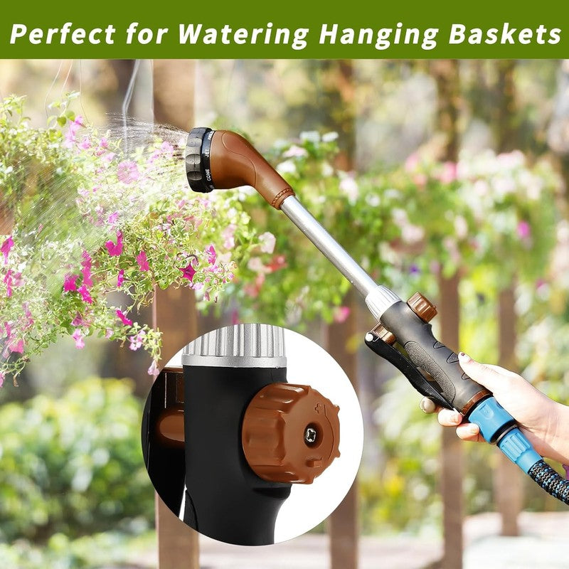Heavy Duty 16-Inch Watering Wand with 8 Spray Patterns for Garden Use1