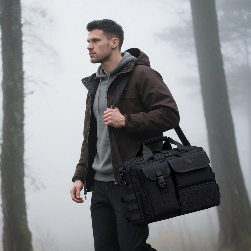 Tactical Messenger Bag 14 15.6 17.3 Inch Laptop Briefcase Flight Work Bag Men1