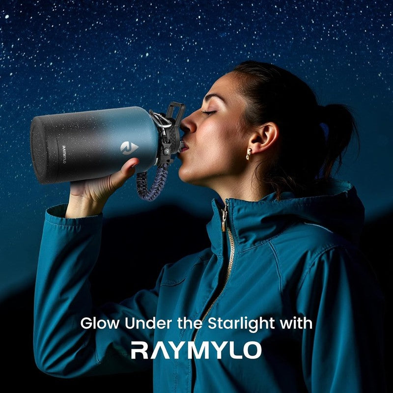 64oz Insulated Water Bottle Midnight Blue Speckle   Triple Wall Vacuum Cold6