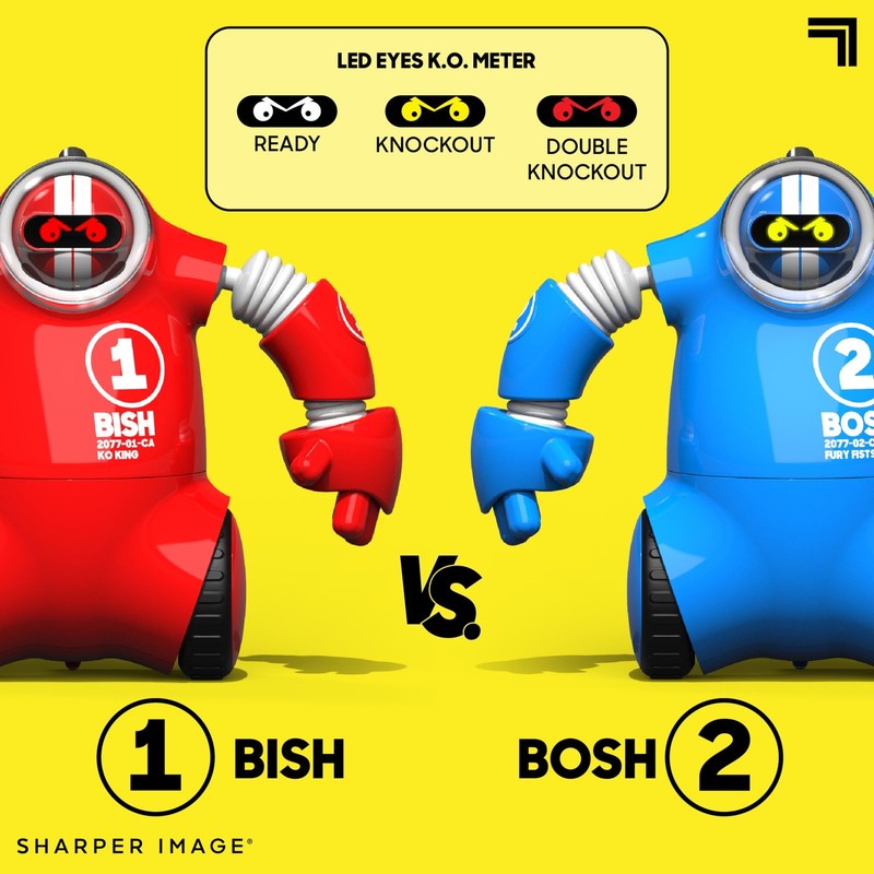  Toy RC Robo Rivals Remote Control Robot Fighting Set with 2-Player Combat with5